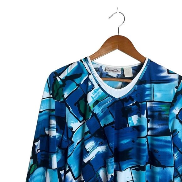 3 for $30! Carroll reed‎ patterned shirt. Size medium - Picture 2 of 6